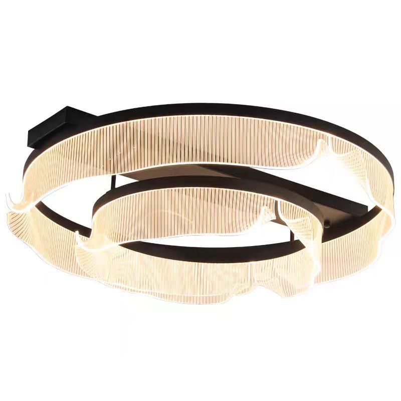 2025 Ultra-Minimalist Italian Ring Ceiling Light: Modern Full Spectrum for Living Room or Bedroom