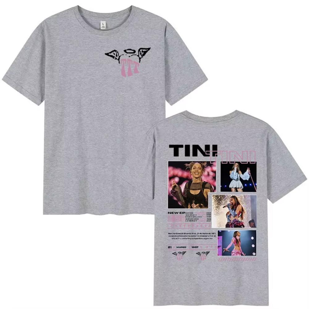 Rapper TINI TINI Graphic T Shirt Unisex Women Retro High Quality Fashion Tshirt Aesthetic Oversized Cotton Tshirts Streetwear