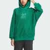 Adidas Reversible Hoodie With Letter Logo Print Unisex Hoodies Smoke-Green IZ1617
