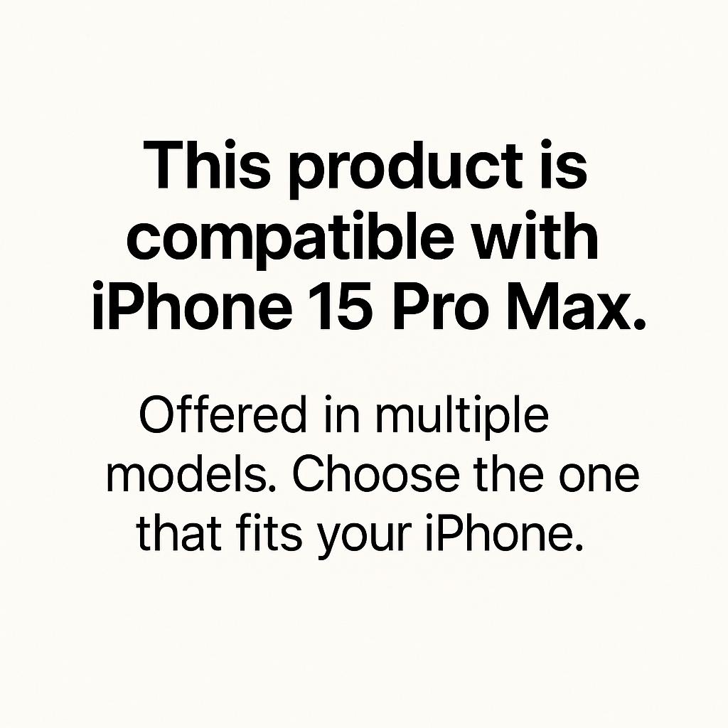 iPhone 15 Pro Max Tempered Glass Screen Protector