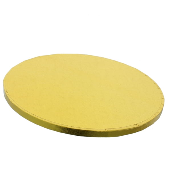 Round Cake Base Thick Gold 36X1.2 Cm
