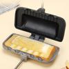 [Aluminiumlegierung | Sandwichpfanne] Sandwich-Bratpfanne aus Aluminiumlegierung | 1 Stück Backscheibe Wendeplatte für gegrillten Käse, Pfannkuchen, Omeletts, Hot Dogs, Brot