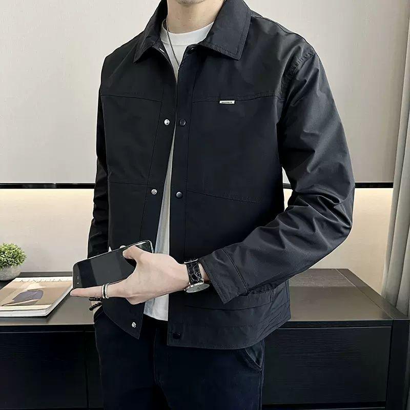 

2025 Trendy Slim Fit Quick-Dry Men s Jacket: Casual, Handsome Korean Style, Versatile, Breathable XL