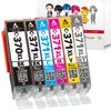 Compatible Ink Cartridges for X X Set with Remaining IC Chip Compatible by Green Warranty High-Quality Canon BCI-370XL (Black) 1, BCI-371XL