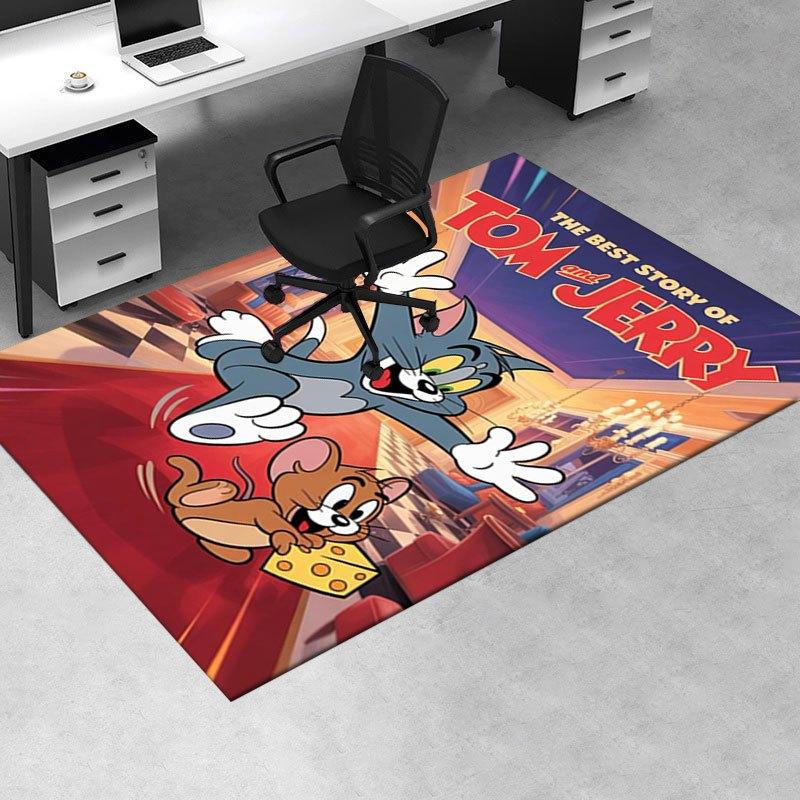 Die beste Geschichte von Tom & Jerry: Klassische Cartoon-Abenteuer Büro-Matte Heim-Dekoration Geschenk für Halloween & Weihnachten LD117