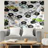 Truck Print Tapestry, Backdrop, Easy Setup, Ideal for Bedroom, Office & Living Room, with Aesthetic Wall Hanging Decor.