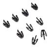 Interior trim automotive part number MB153825 B09250715 nylon 20 pieces clips, rivets, fasteners, clips, 90467-13011 8942180270, grille,