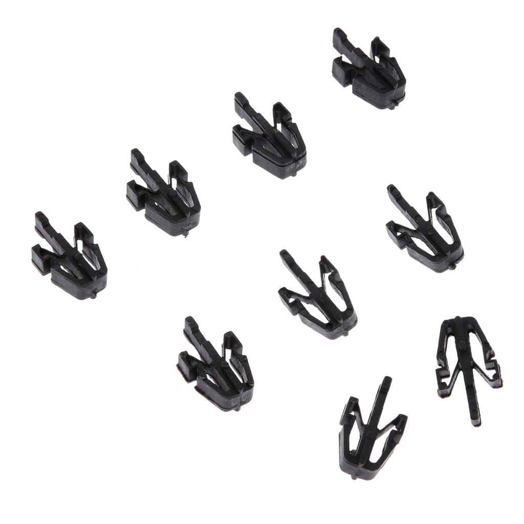 Interior trim automotive part number MB153825 B09250715 nylon 20 pieces clips, rivets, fasteners, clips, 90467-13011 8942180270, grille,