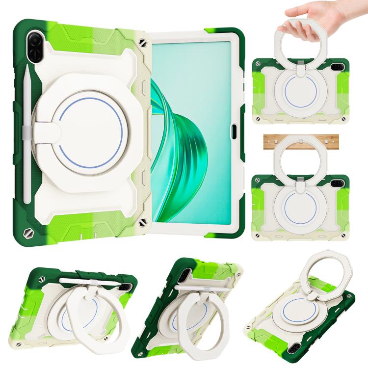 Armor Portable Rotating Ring Holder Silicone Tablet Case