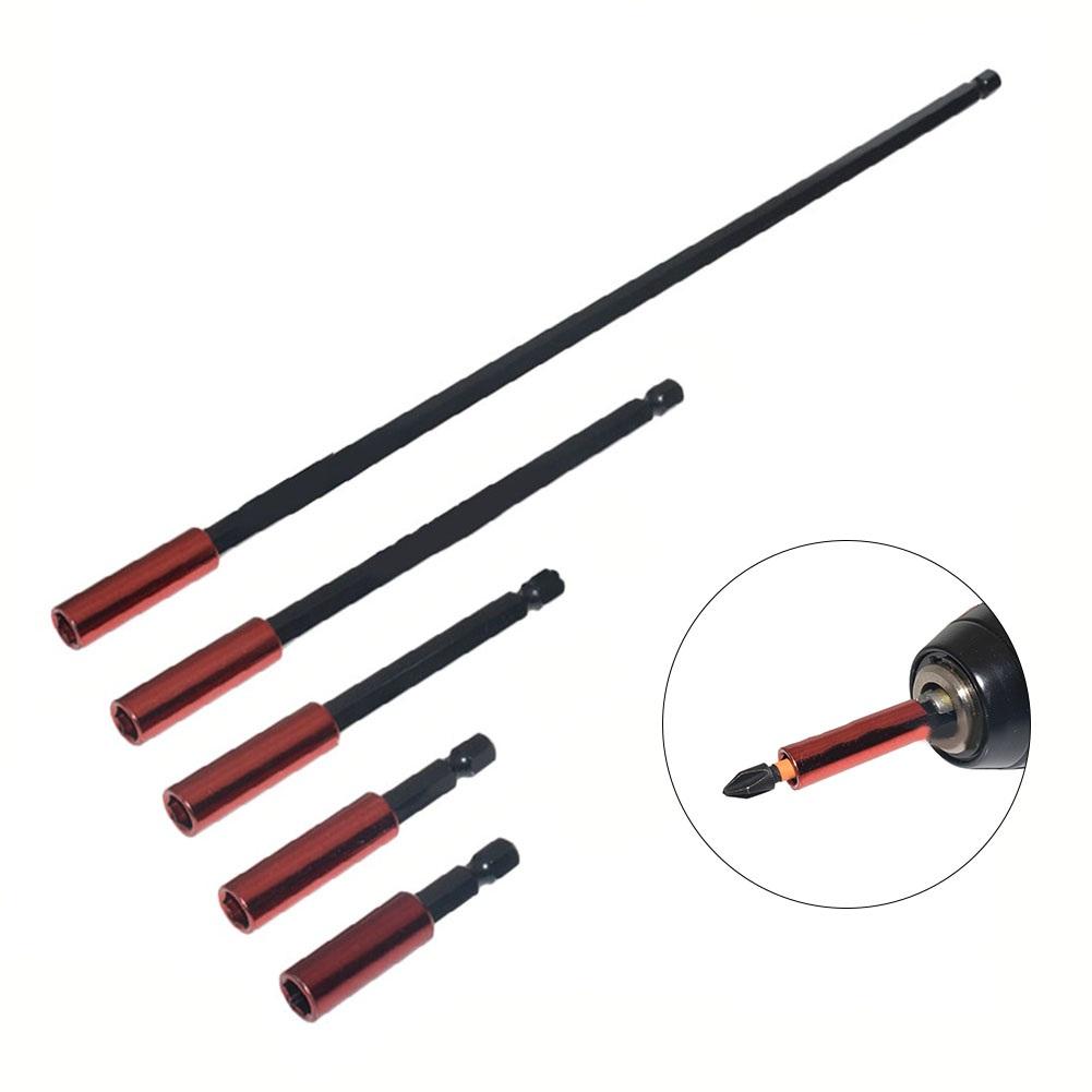 1/5pcs Internal Hexagonal Screwdriver Head Extension Rod Quick Change Bit 1/4 Inch Shank Screwdriver For Power Drill Hand Tool