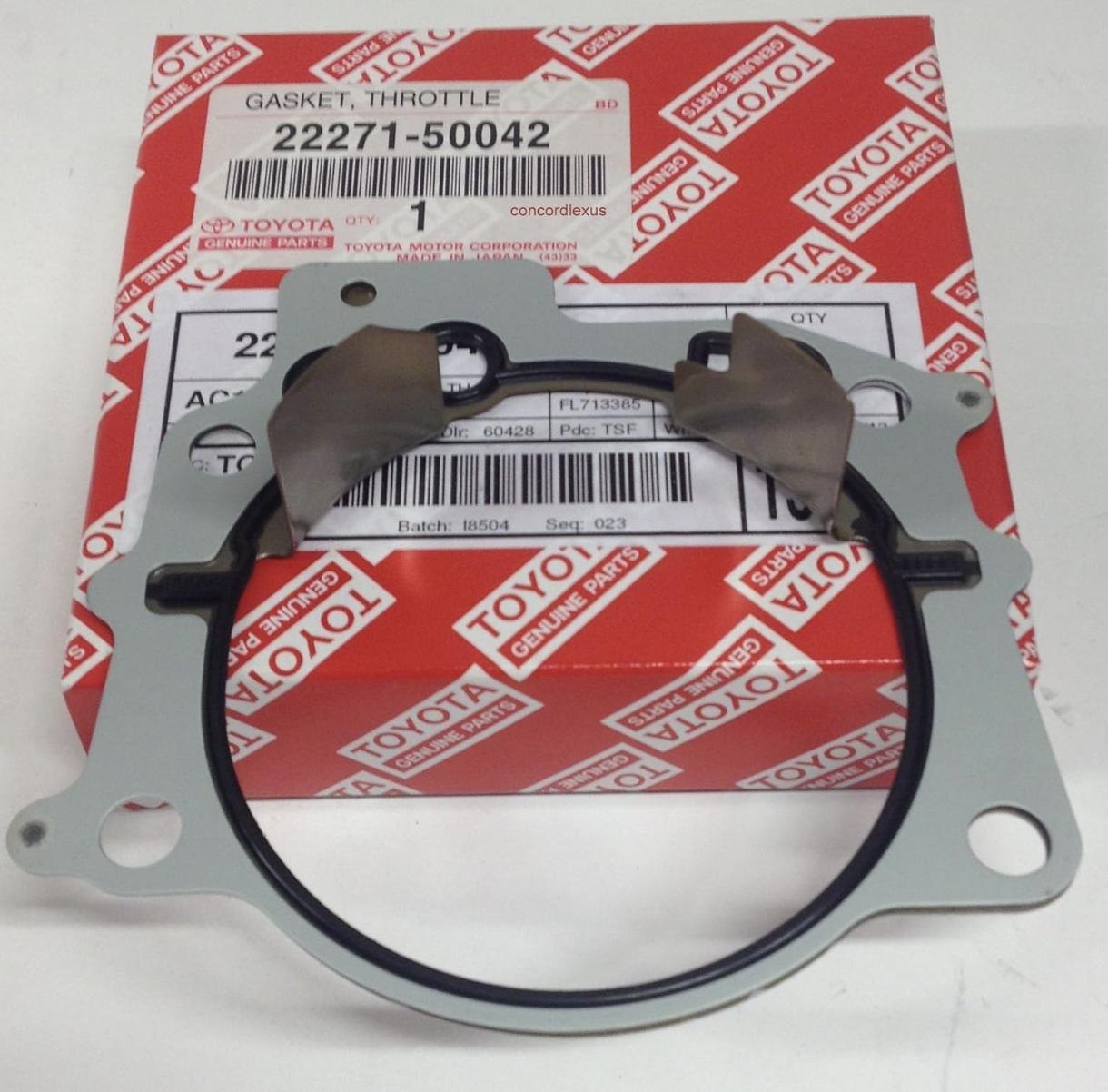 

Toyota OEM Genuine Gasket, Throttle Body 22271-50042