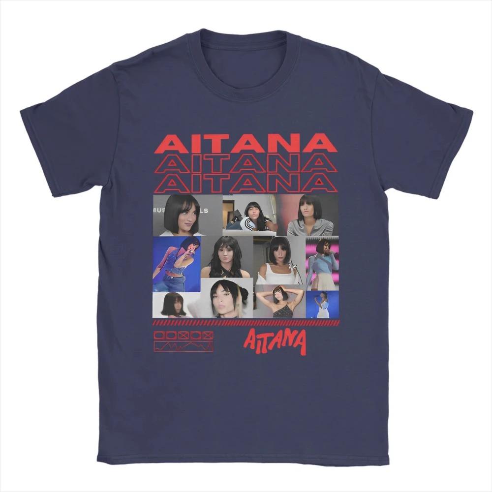 

Singer Aitana Ocana Summer Y2K Funny Fashion TShirt Unisex Adult Short Sleeve Cotton Design Oversized Casual Tshirt S