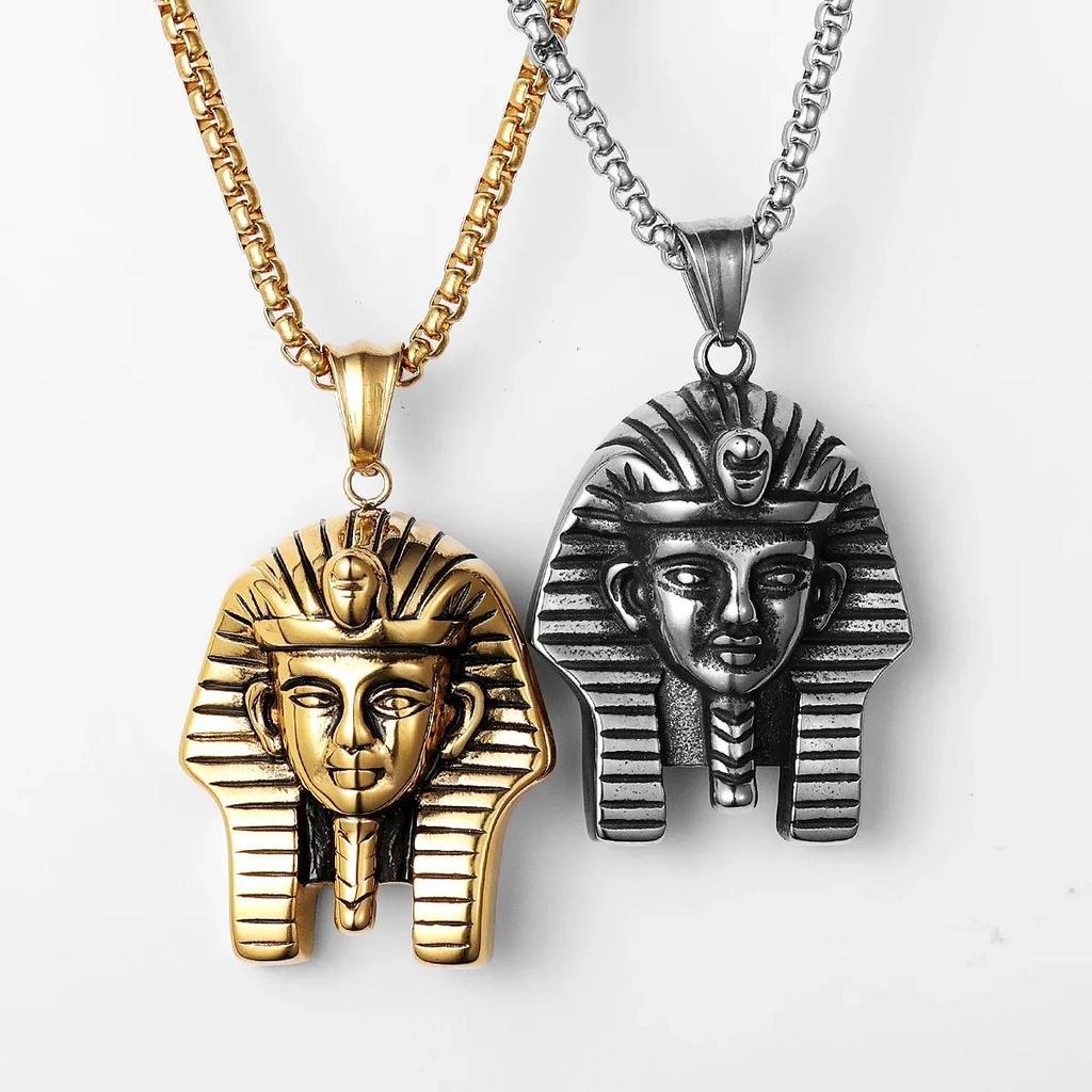 Pharaoh Necklace Ancient Egypt Egyptian Symbol Eternal Life Pendant Amulet Talisman Power Authority Jewelry