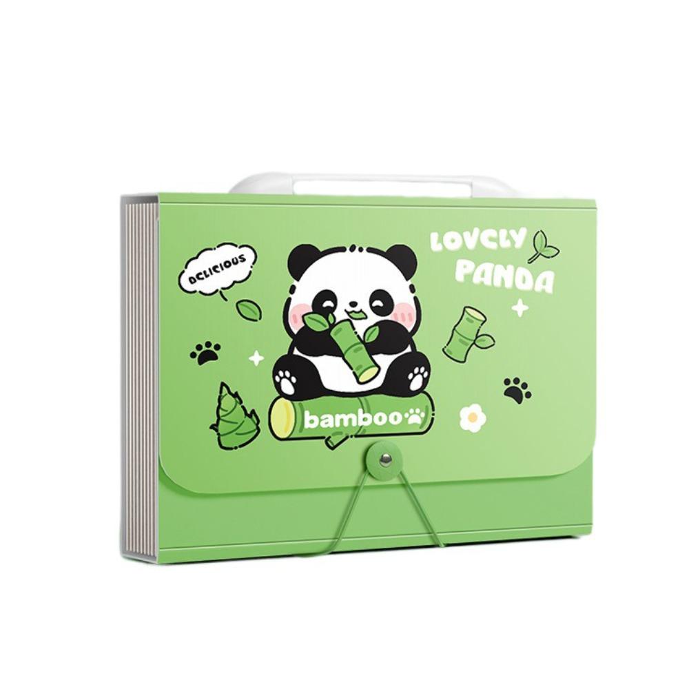 New Capybara A4 File Folder Large Capacity Handheld File Organizer Waterproof Cartoon Test Paper Storage Folder