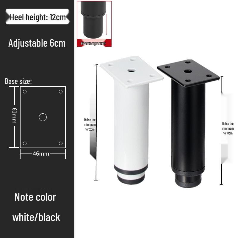 Adjustable Furniture Support Legs for Shelves, Cabinets, Sofas, TV Stands, Tables, Beds, Bedside Tables, and Shoe Cabinets.