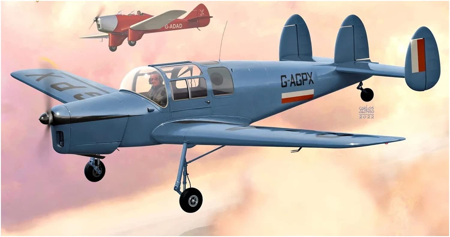 

KP Model 1/72 Miles M.38 Messenger Civilian Aircraft Plastic Model Kit KPM0317 Molded in Color