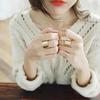 3Pcs/set Fashion Vintage Simple Geometrical Irregular Hip Hop Finger Ring Set Women Jewelry Accessories Gift