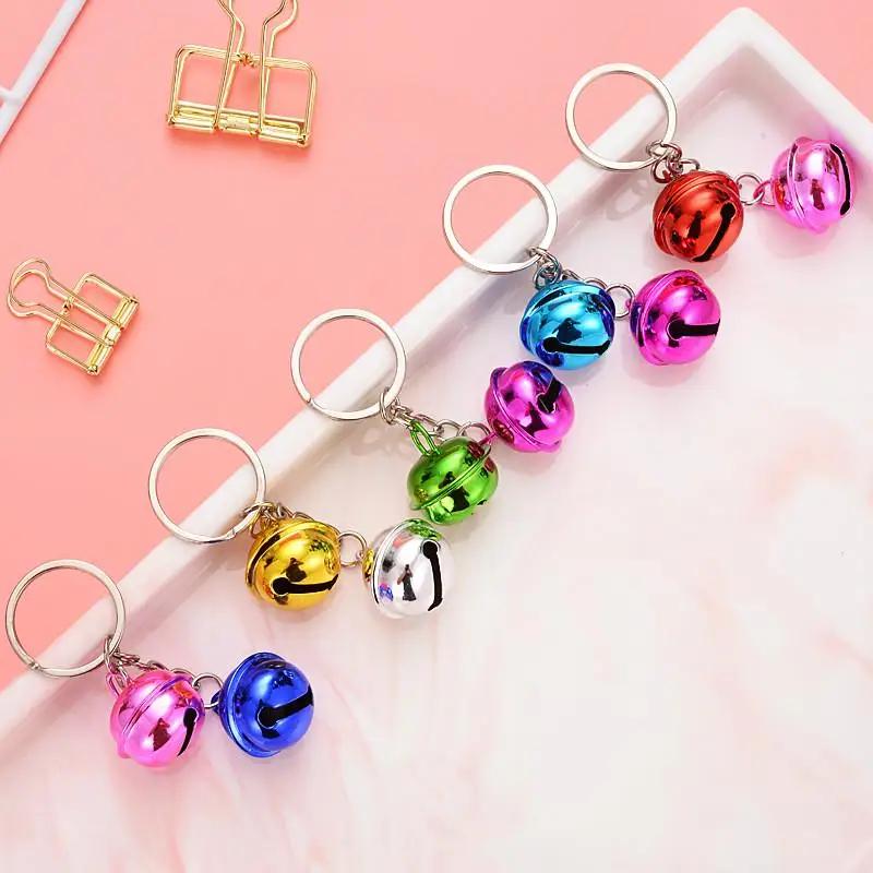 1 Pcs Creative Decoration Cute Bells Pendant Keychain Lovely Bag Hanging Ornaments Accessories Gifts Simple Decor