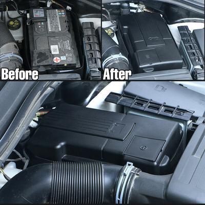 Teile Batterie Staub abdeckung Kunststoff Für Tiguan 2017 2018 Protector Ersatz Shell Zubehör Batterie Hohe Qualität