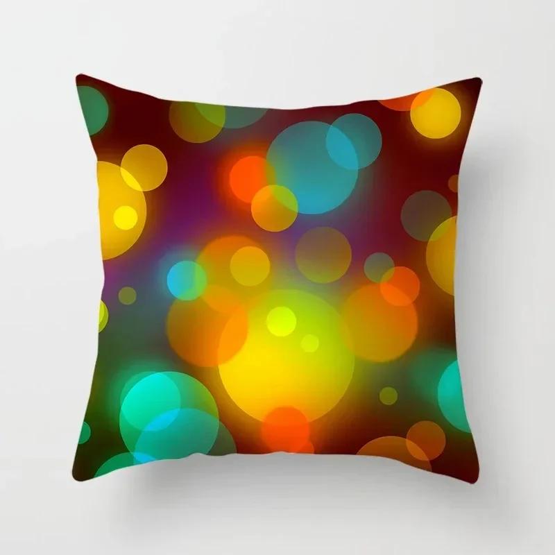 

Офисное украшение Наволочка для подушки Домашняя наволочка Квадратная Личность Геометрический узор Декорация 50x50cm