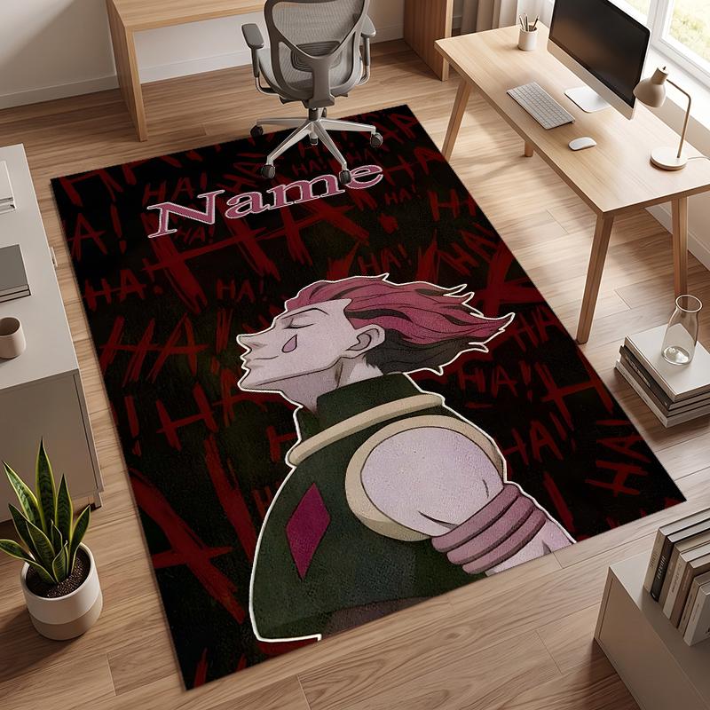 Hisoka (5) Personalized name Office Carpet Stylish Decor for Living Room Bedroom Kitchen