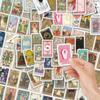 100 Tarot Card Creative Stickers for Notebooks & Suitcases - Waterproof DIY Decorative Decals