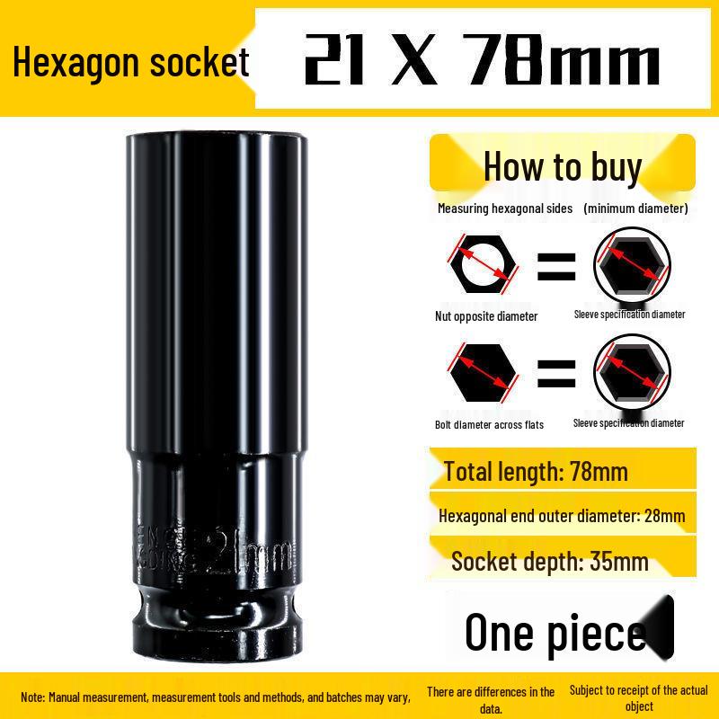 Electric Hex Wrench & Screwdriver Set, 8-32mm - Includes Socket Head, Extension, Air Gun, & Copper Components
