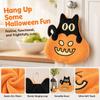 Hanging Loop Pumpkin Hand Towels Coral Fleece Ghost Pirate Towel Halloween Towels  Kitchen Towel