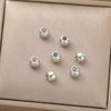 20pcs Gold Plated Brass Stopper Beads with Rubber Inside Rondelle Slider Spacer for DIY Bracelet Necklace Jewelry Making