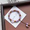 Retro Forest Style Ceramic & Wooden Bead Bracelet - New Chinese Zen Versatile Jewelry