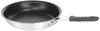 Endo Shoji TKG Frying Thick and Teflon Inner Diameter X Depth 218 X Weight Thickness Commercial AHLM324 Pan, 24cm, Durable, Gas-Stove Only, Non-Stick