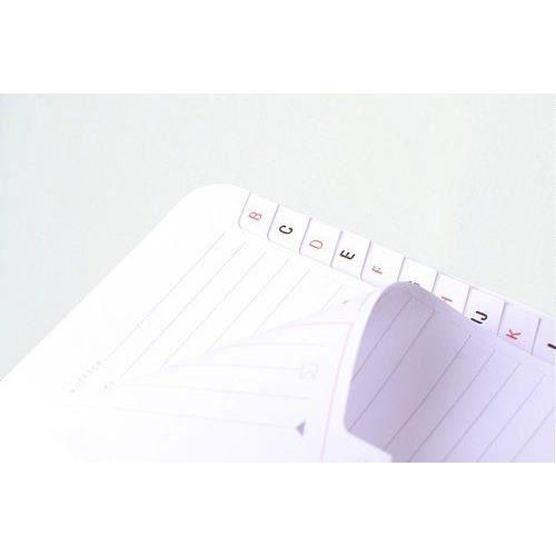 Rhodia Rhodiactive Carnet d'adresse A5 à spirale 160 pages avec pochette carton Orange