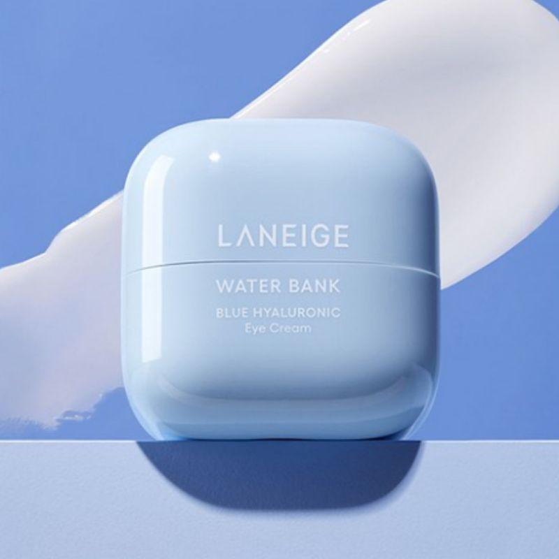 LANEIGE Water Bank Голубая Гиалуроновая Крем для Глаз 25 мл Увлажняющий Крем для Глаз Уход за Влагой для Чувствительной Области Вокруг Глаз Корейская Косметика