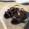 Fashion Summer Outdoor Sandals for Men Leather Sandals Plus Size 43 Summer Shoes for Men Breathable Sport Beach Sandale