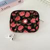 Bow Ethnic Style Coin Purse Polka Dot Small Cosmetic Bag Zipper Pouch Earphone Bag  Travel