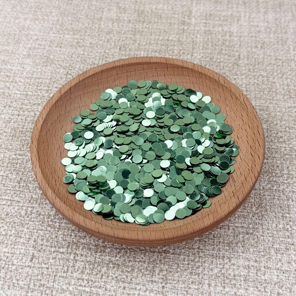 Runde Flache PET-Pailletten Ohne Loch für DIY-Schmuck & Bühnenkostüm-Accessoires