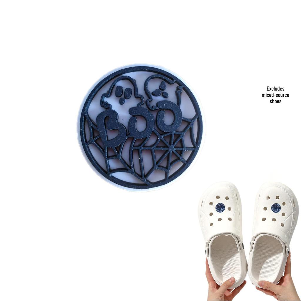 Halloween Cartoon Shoe Charms - Cute Detachable Accessories for Cross-Border Shoes
