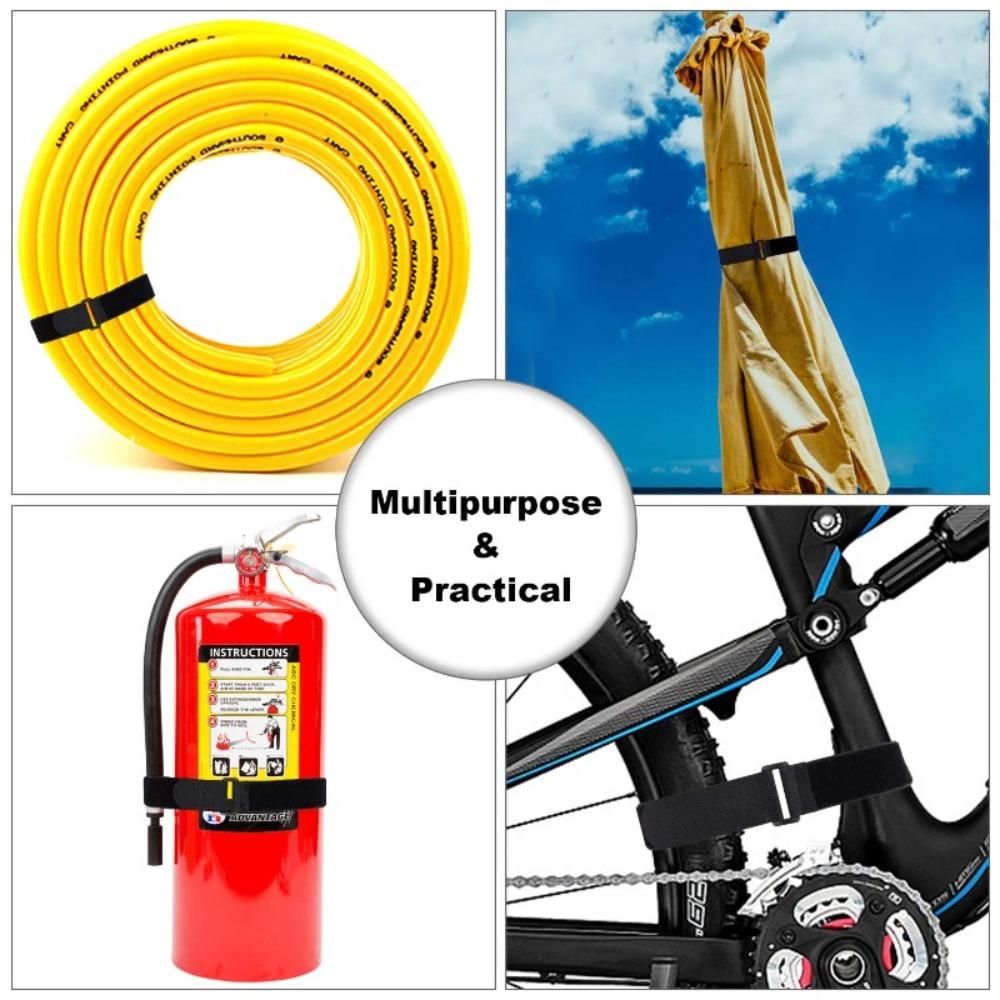 50/30/10PCS Hook and Loop Reusable Fastening Nylon Cable Securing Straps Durable Functional Ties Length 20cm Optional