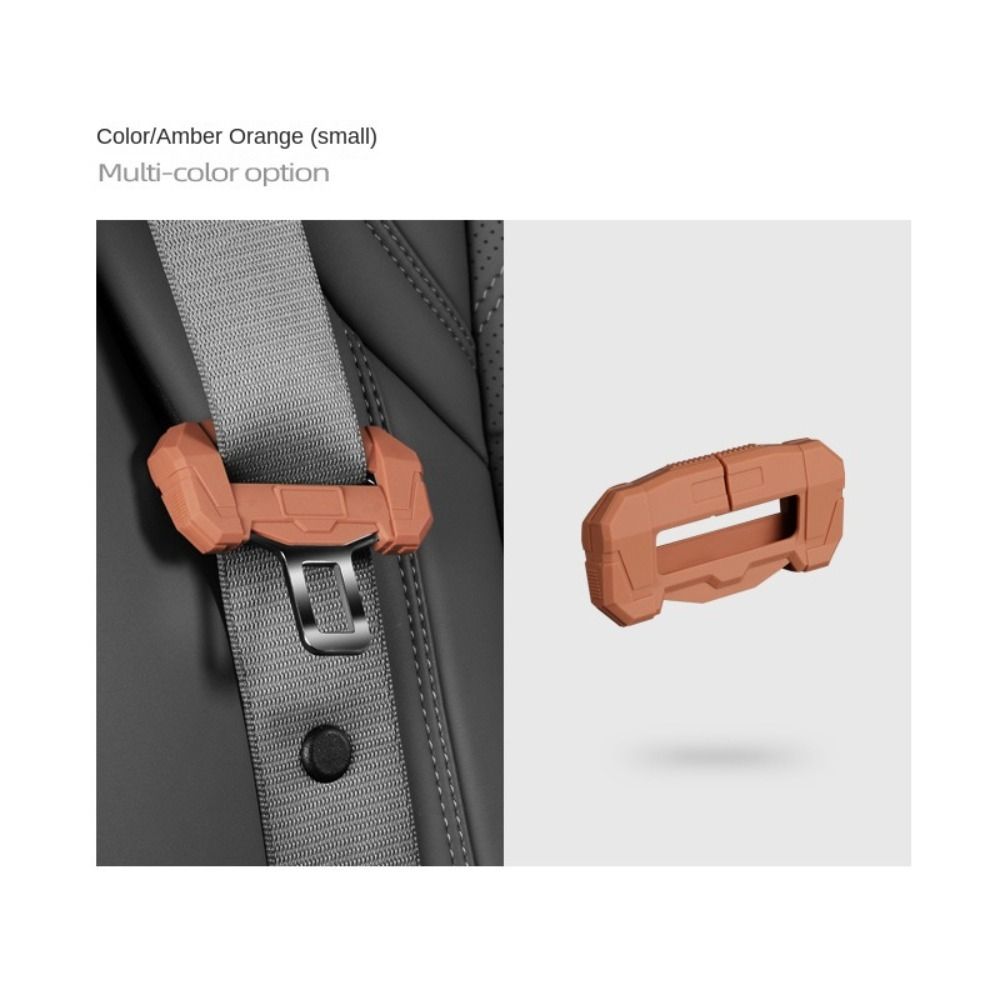 2 pcs Anti Scratch Belt Buckle Covers Silicone Case Protective Cover  Interior Accessories