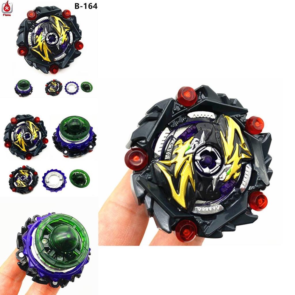 Betoverende B-164 Beyblade Burst Super King Curse Satan met sticker, zonder doos.