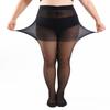 Plus Size 4Xl Women'S Pantyhose Seamless Tights With Non-Slip Waist One-Line Crotch Stockings 150Kg Body Russia Women'S Clothing