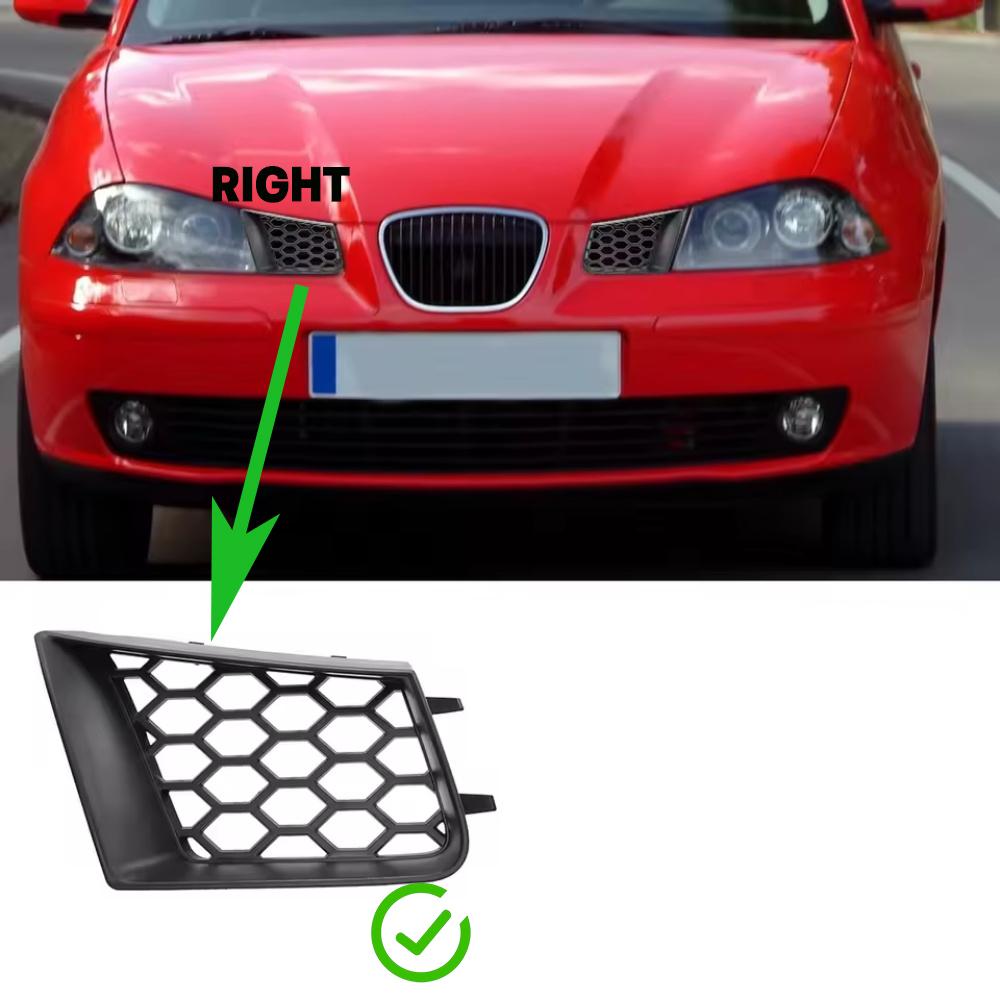 6L0853676 6L0853677 Front Grille Replacement for SEAT Ibiza-Typ 6L 2002-2009 for SEAT Cordoba-Typ 6L 2002-2009