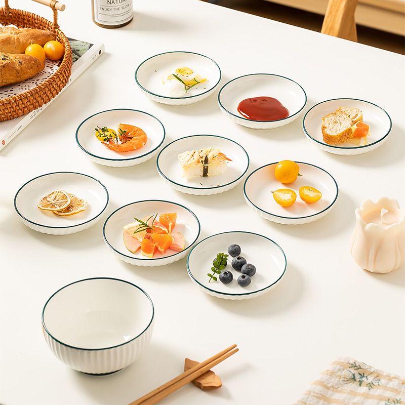 Jingdezhen Underglaze Ceramic Sauce Dish Set