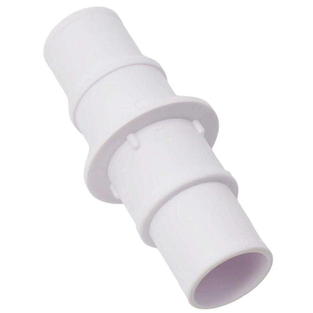 White Pool Hose Connector 38mm Threaded Pipe Fitting Pool Cleaning Accessory Pool Hose Cuff