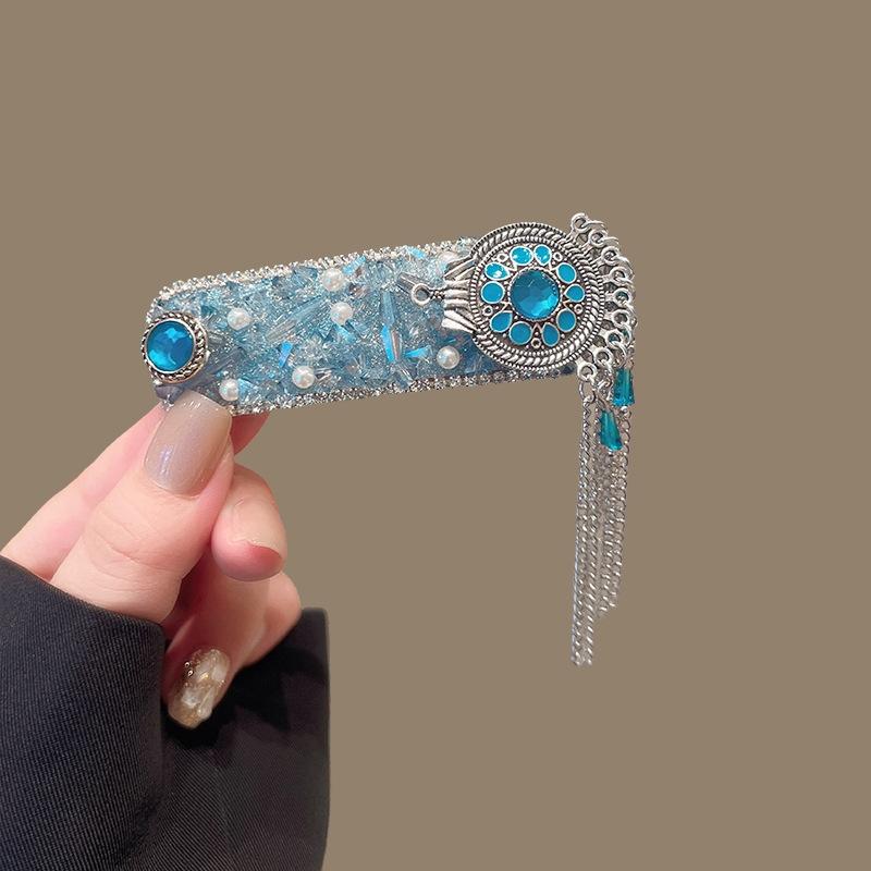 Rhinestone Hair Clip Dazzling Sparkling Hair Clip Crystal Hair Clip Chic For Special Occasions Formal Events Parties