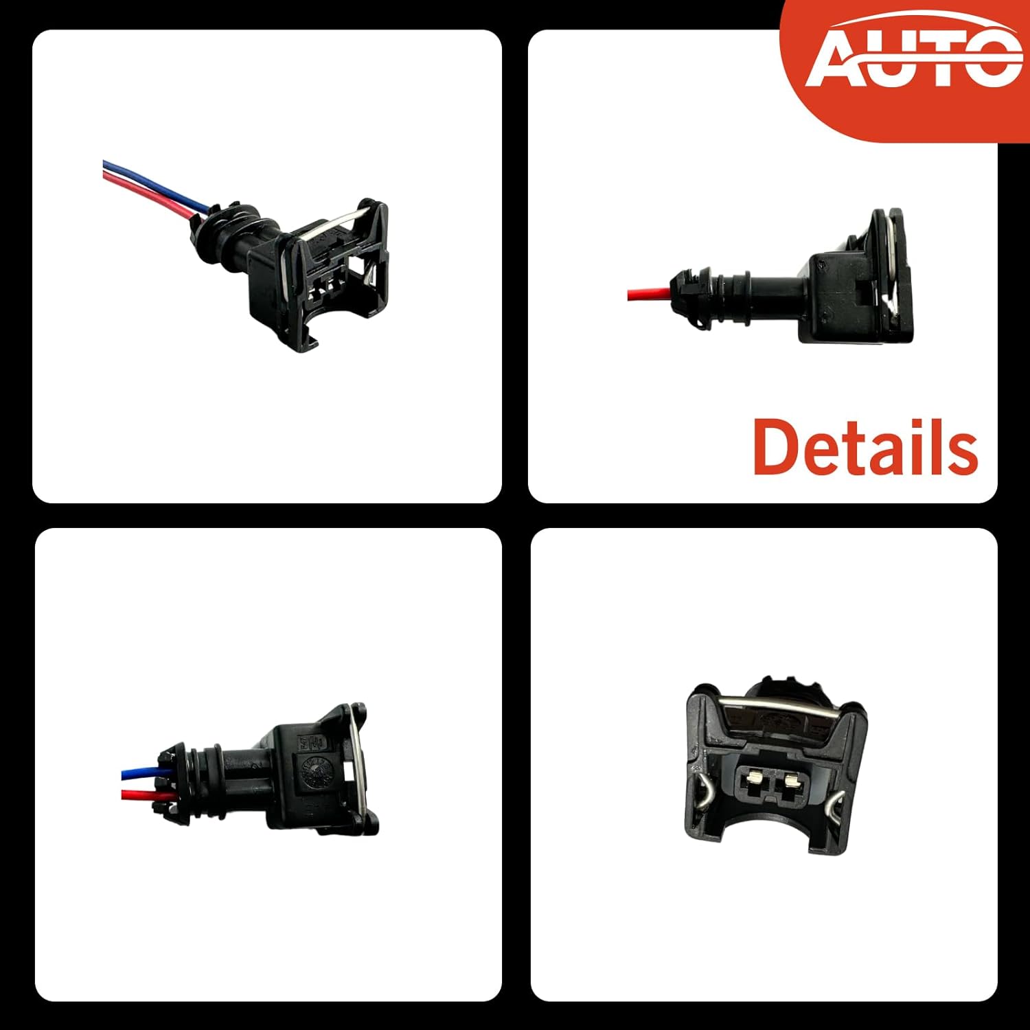 Coolant Temperature Sensors Connector Pigtail Compatible with BMW 13621433077