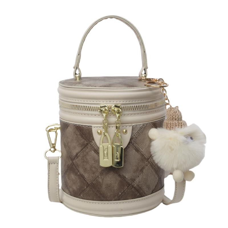 Портативная маленькая сумка-цилиндр новая модная и универсальная повседневная наплечная сумка-мессенджер маленькая сумка no pendant 2818₽