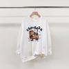 Mizqz Unisex Capybara Printing Oversized Long Sleeve Sweatshirt