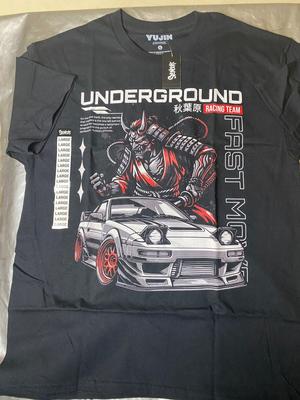 Yūjin Japanisches Anime Underground Racing Team T-Shirt Streetwear Gr. L-NWT Unisex T-Shirt