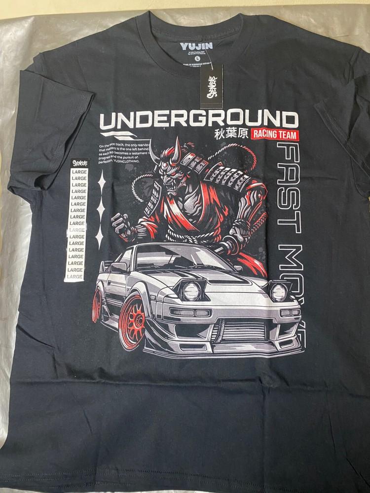 Yūjin Japanese Anime Underground Racing Team T-Shirt Streetwear SZ L-NWT Unisex T-Shirt S